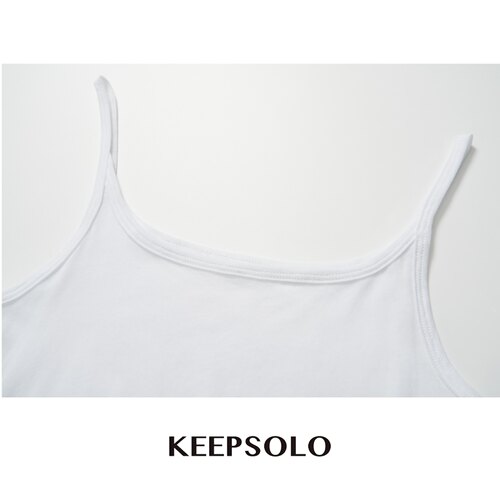KeepSolo 纱质波浪吊带背心(轻盈薄纱)26SS020 - 图0