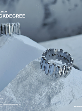 Blackdegree男女小众钛钢戒指