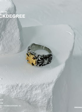 Blackdegree男女复古风钛钢戒指