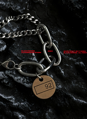 BLACKDEGREE男女钛钢日韩手链