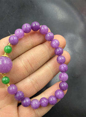 紫罗兰玉石手链项链手串