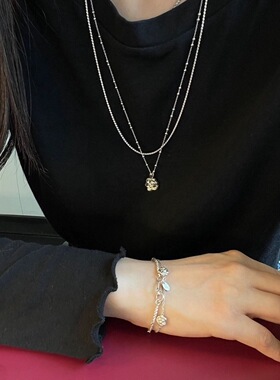 deepbrow不规则玫瑰项链