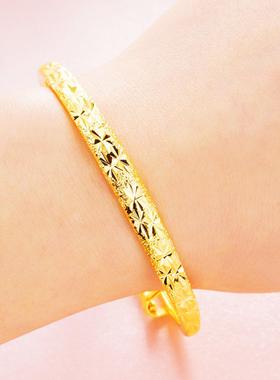 越南沙金满天星推拉手镯