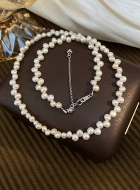 STINA新款高品质淡水珍珠项链女