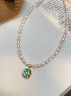 STINA淡水珍珠幻境项链女法式复