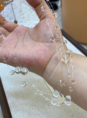 STINA新款小众设计清晨露珠项链