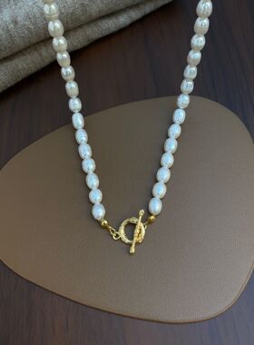 STINA新款7mm淡水珍珠项链女气