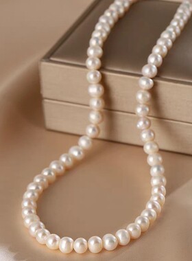 STINA新款经典8字扣6mm近正圆淡