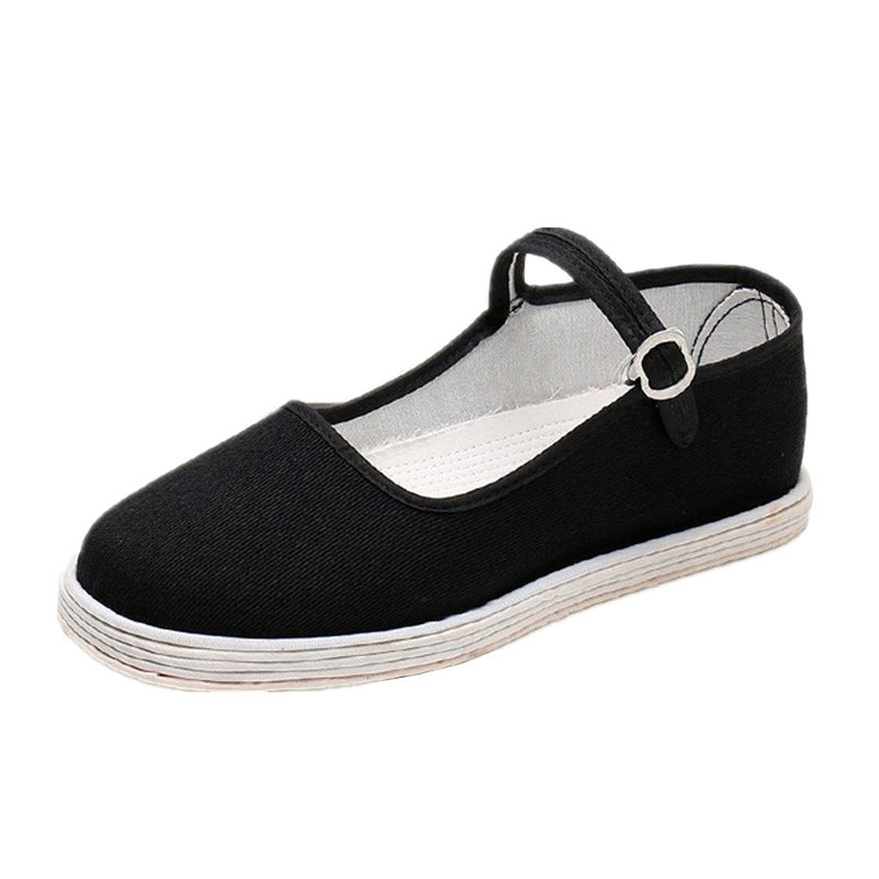 纳底手工布鞋女春秋浅口透气传统民族风布底千层底中年老北京黑色,淘宝优惠券,粉丝福利购,淘宝优惠卷