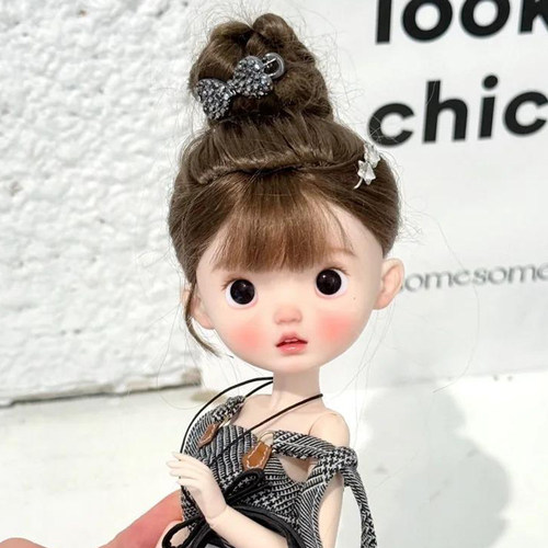 bjd娃娃bjd6分特体蓝豆豆&小P/&nimo尼莫萌小布sd娃ob24树脂素体 - 图2