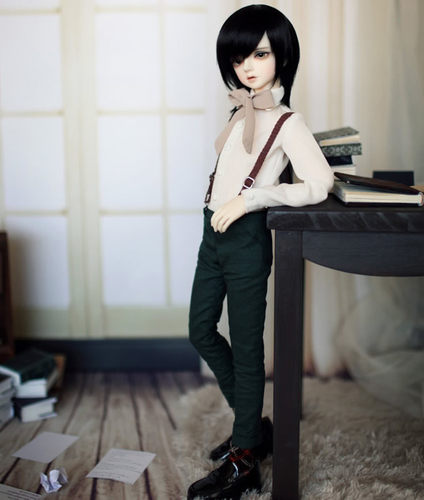 套装送妆 BJD娃娃 SD娃娃 Little Kliff 4分男关节娃帅气少年LM娃 - 图3