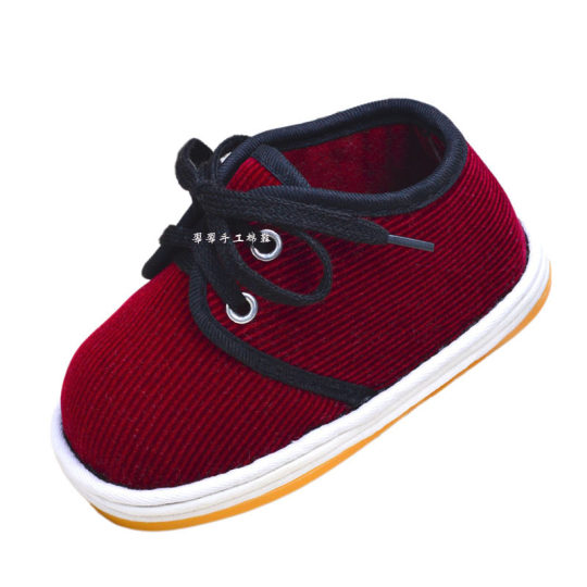 Male and female baby thousand-layer cloth shoes for infants and toddlers 1-3-45 years old, non-slip soft bottom warm children's handmade cotton shoes