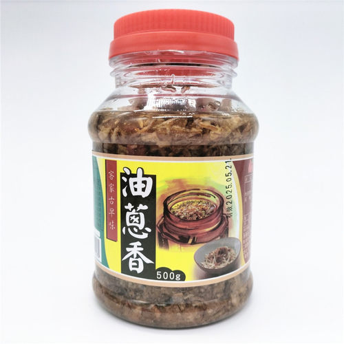 包邮台湾进口卤肉饭调味料红葱头尚旺客家油葱香500g红葱酥拌面酱 - 图1