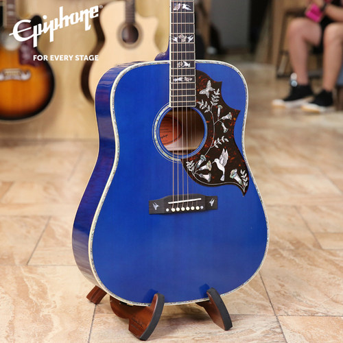 易普峰Epiphone 蜂鸟J200 Parlor J45 Custom全单民谣木吉他 预售 - 图1