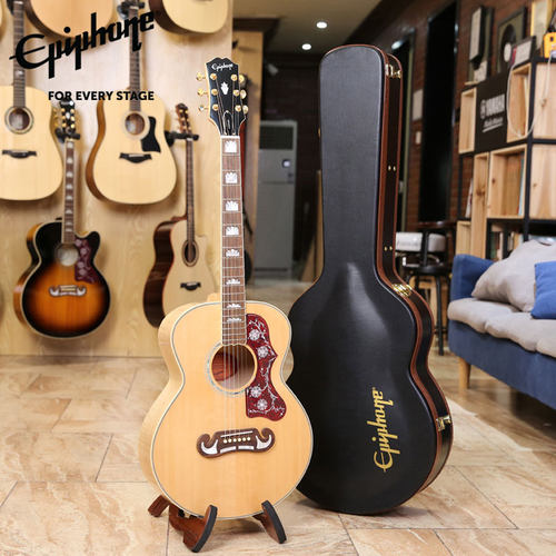 易普峰Epiphone 蜂鸟J200 Parlor J45 Custom全单民谣木吉他 预售 - 图3