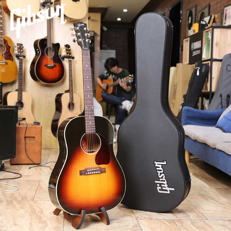 Gibson吉普森J-45蜂鸟HUMMINGBIRD Standard Red Spruce 阿迪限量 - 图0