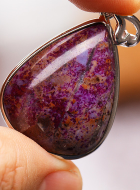 南非舒俱来水滴形裸石镶嵌樱花