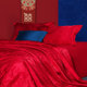 Fu'anna Wedding Four-Piece Set Wedding Red Cotton Bedding Festive Bedding Sheets Wedding Jacquard Newly Wedding Quilt