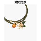 Shesgirls, Qianzi Star, такая же жизненная сила персиковых оригинальных цветов сладкое оранжевое кольцо для волос резиновая полоса веревка головного убора