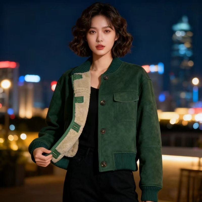 通勤独特舒适简约外套女短款超好看羊羔毛上衣2025冬季新款小个子,淘宝优惠券,粉丝福利购,淘宝优惠卷