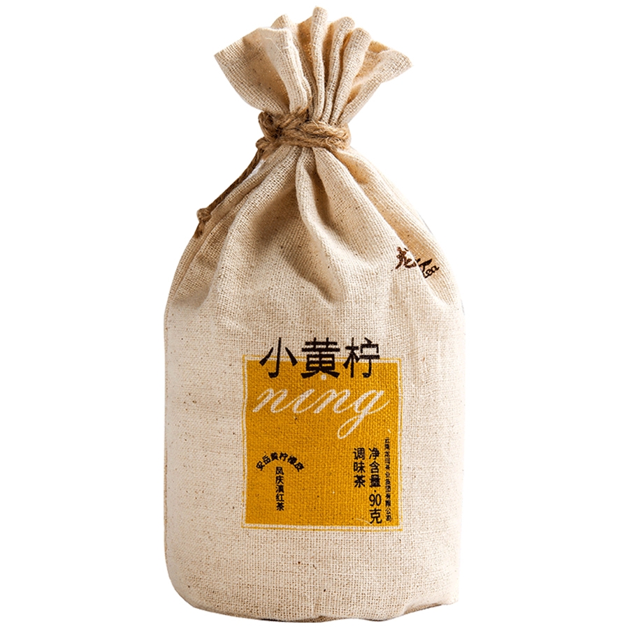 龙润茶柠檬红茶小黄柠云南凤庆古树滇红茶四川安岳柠檬 90g