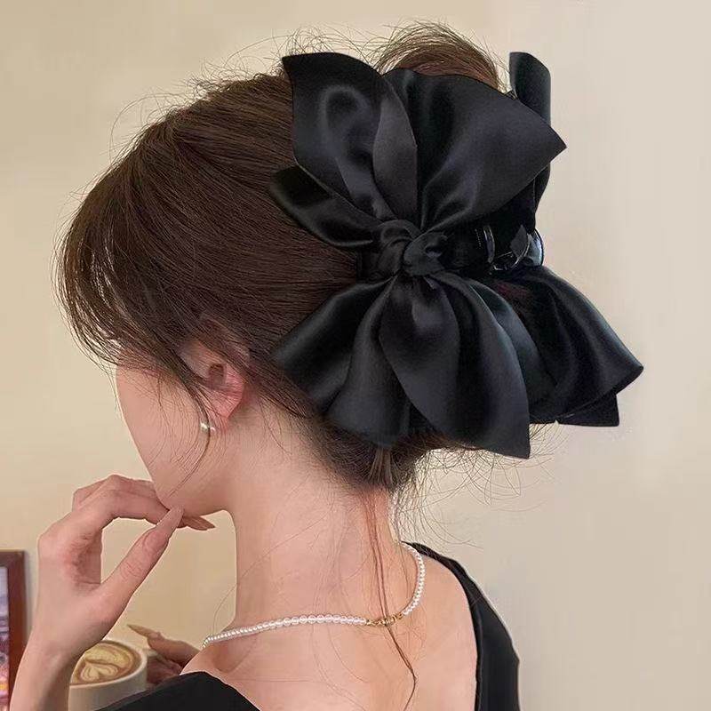 高级在逃公主2025新款大号双面蝴蝶结大抓夹气质简约ins风鲨鱼夹,淘宝优惠券,粉丝福利购,淘宝优惠卷