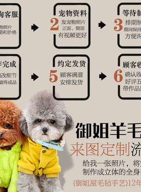 【12年老店】御姐羊毛毡定制宠物
