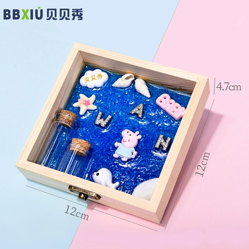 Детский сувенир ручной работы подходит для мужчин и женщин для хранения пуповины