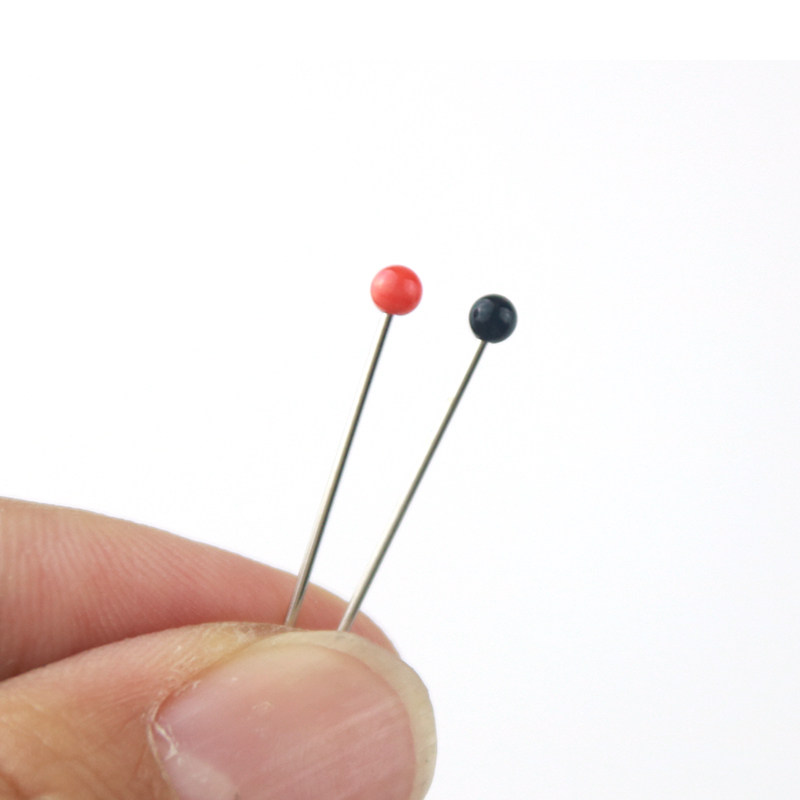 100枚装彩色珠针 珠光 针定位针DIY手工固定针彩色大头针服装辅料,淘宝优惠券,粉丝福利购,淘宝优惠卷