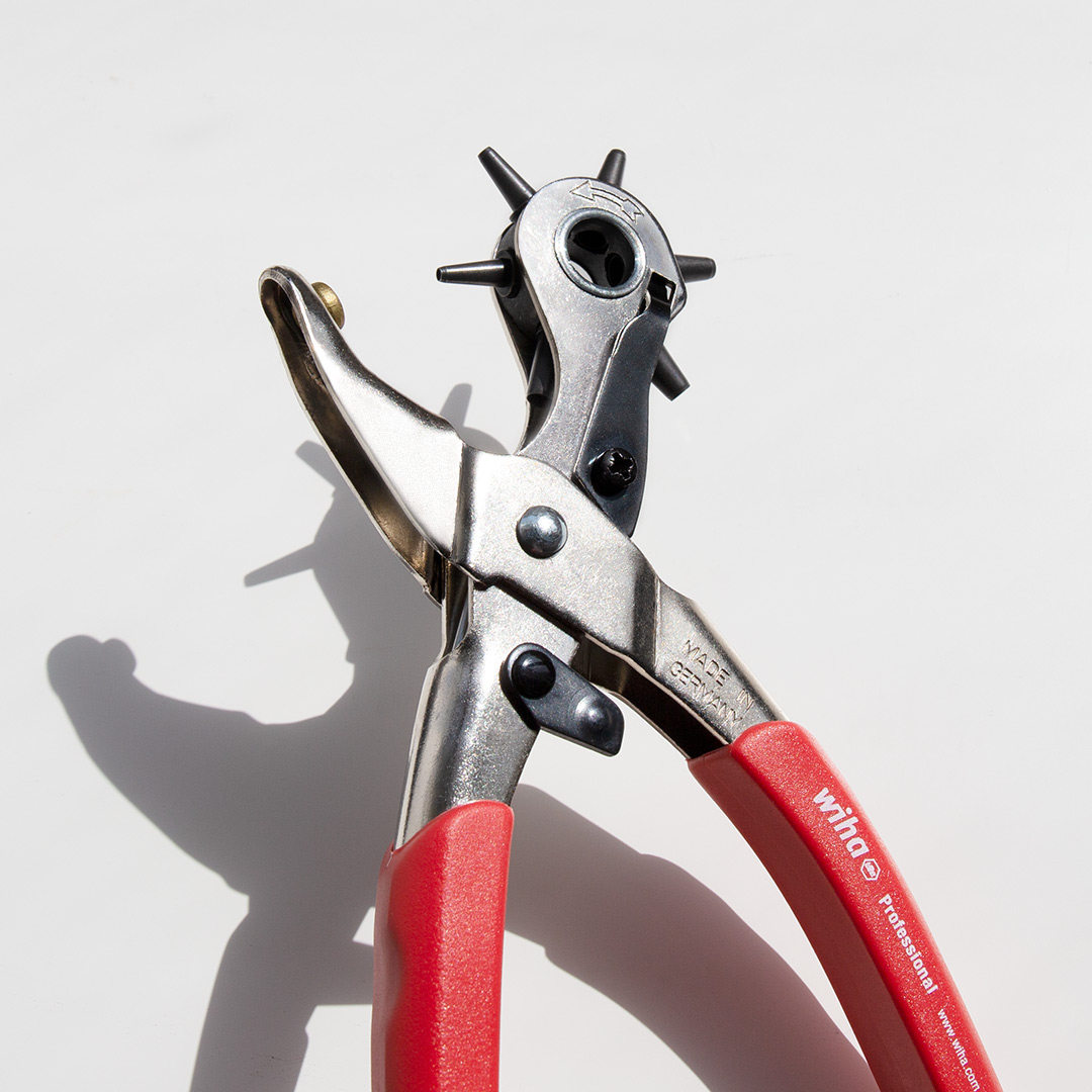 德国wiha威汉旋转式多功能省力手动单孔6头打孔钳高阻镀镍特殊钢