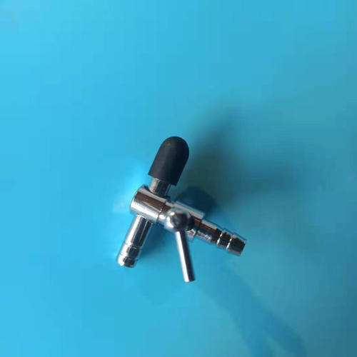 鱼缸氧气管不锈钢分配器 氧气气量调节阀水族氧气泵铜镀镍分流器 - 图0