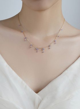 薰衣草项链terra坦桑石