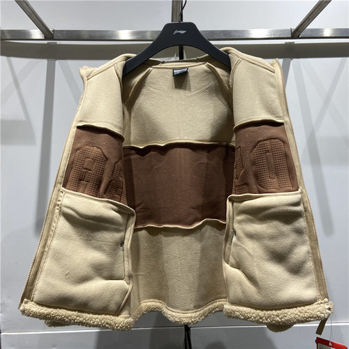 李宁2022冬款反伍BADFIVE男保暖宽松针织运动服羊羔绒外套AFDSA69 - 图3