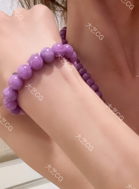 紫色手串弹力手链
