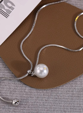 珍珠长款毛衣链2025新款爆款轻奢气质时尚小众项链女高级感配饰