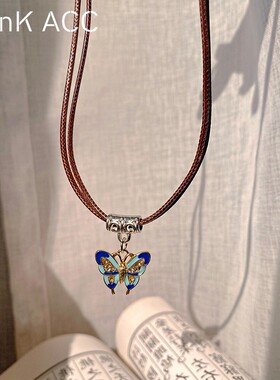 liznk编织绳女项链小众时尚