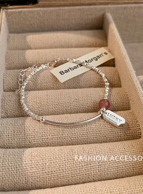 小众精致手链韩系爆款高级感珠珠手链百搭气质锆石爱心蝴蝶结手饰