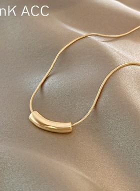 liznk铜女项链小众时尚