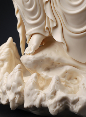 戴玉堂陶瓷地藏王菩萨林建平摆件