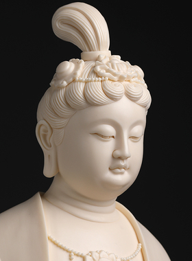 省级大师林建平收藏持莲观音像