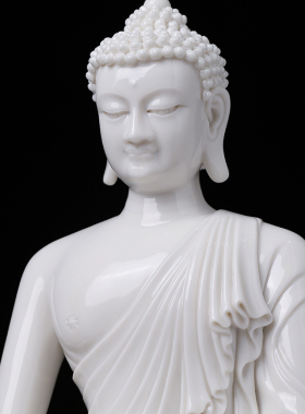 陶瓷触地印释迦牟尼佛大师徐才提