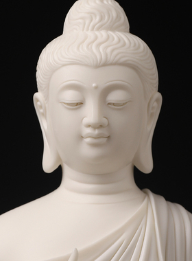 《讲法如来》释迦摩尼像陶瓷佛像