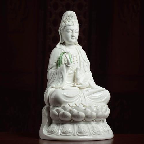 Dai Yutang Dehua Белый фарфор 14.12.16.18 -Пенг статуя Гуаньян Будда Гуаньин Бодхисаттва Керамика Портрет