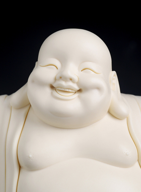 拥抱幸福弥勒笑佛送礼佛像林建平