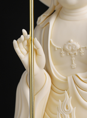 陶瓷地藏王菩萨佛像摆件客厅供奉