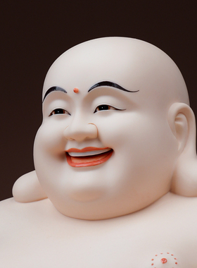 戴玉堂进宝弥勒家用客厅招财摆件