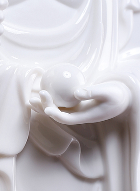 九华山南无大愿地藏菩萨陶瓷摆件