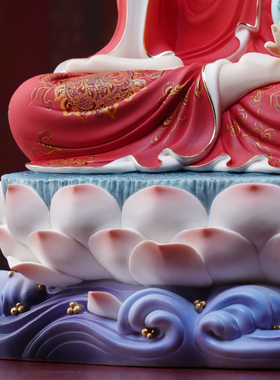 陶瓷全堂佛观音菩萨像阿弥陀佛