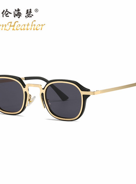 2026新款时尚小框太阳镜欧美经典复古墨镜 跨境百搭太阳眼镜女