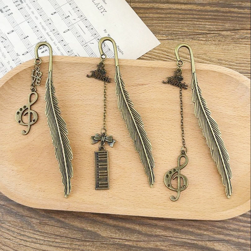 创意古风高音谱号羽毛书签十六分音符音乐符号文具小礼品钢琴奖品,淘宝优惠券,粉丝福利购,淘宝优惠卷